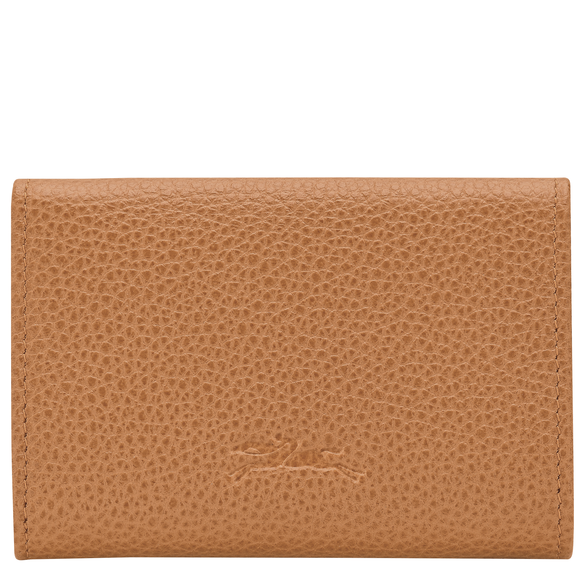 Le Foulonn&eacute; Compact wallet, Pecan