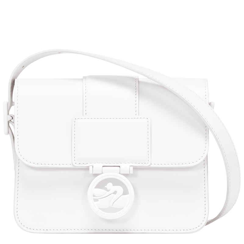 BoxTrot S Crossbody bag White Leather Longchamp TH