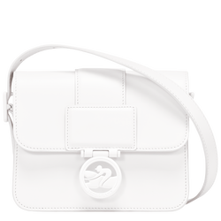 Box-Trot S Crossbody bag , White - Leather