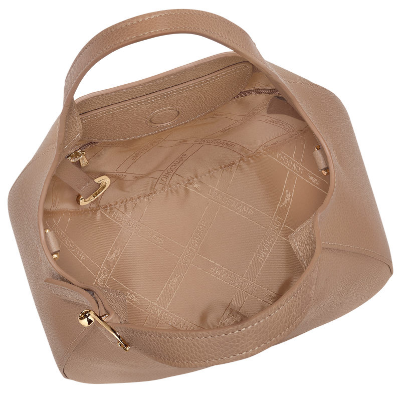 Le Foulonné S Handbag , Biscuit - Leather  - View 5 of  6