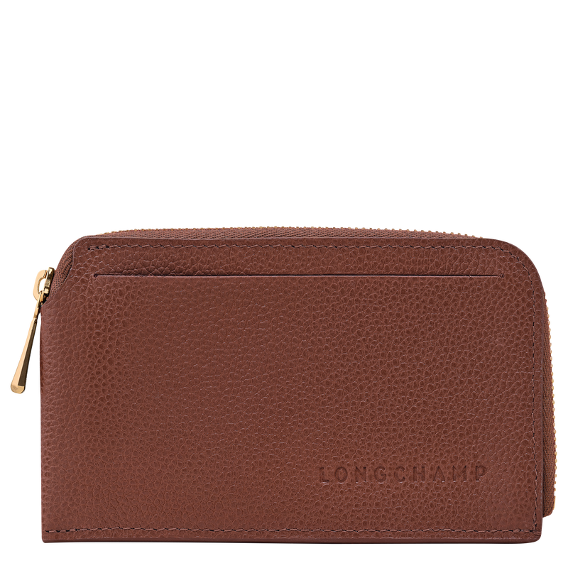 Le Foulonné Card holder , Coffee - Leather  - View 1 of  2