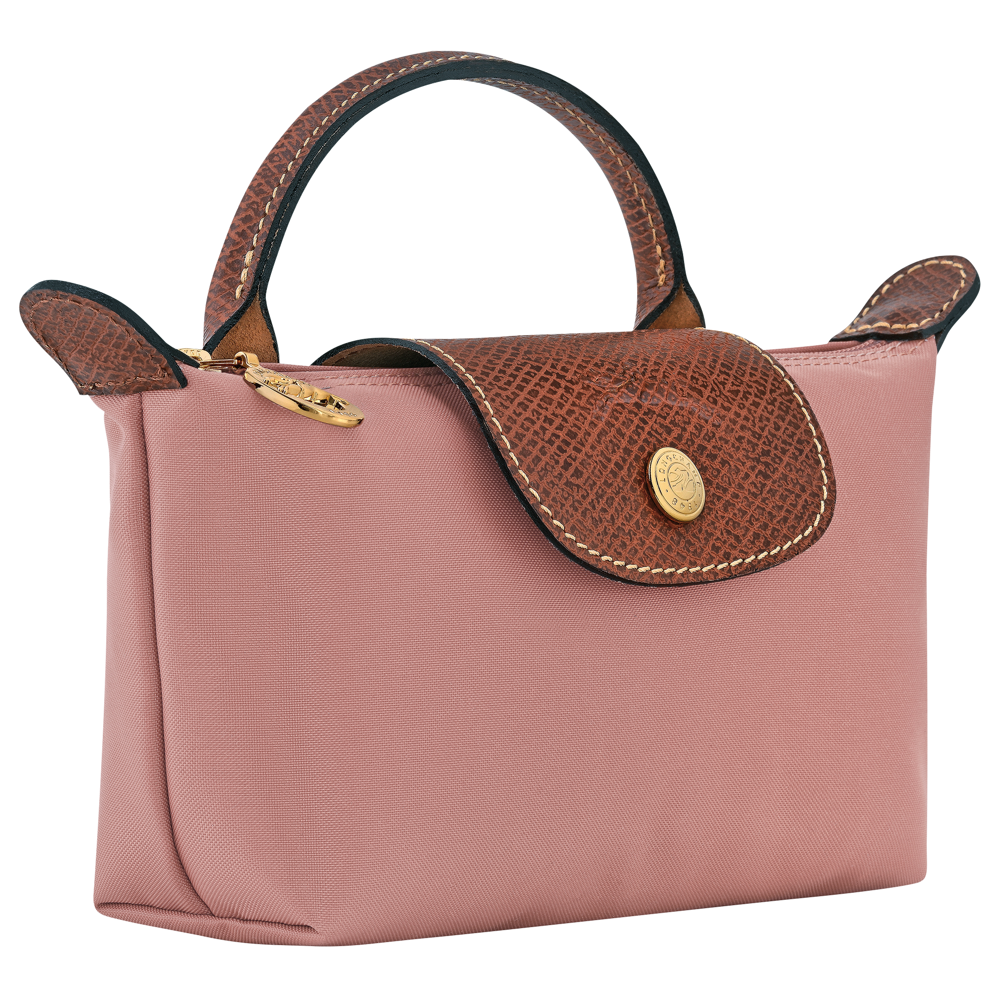 Pouch with handle, Pink Tea - View 2 of
5 - zoom in Le Pliage Original Pouch with handle, Pink Tea