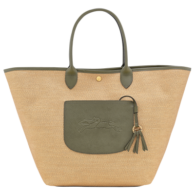 Le Pliage Collection L Basket bag , Artichoke - Canvas