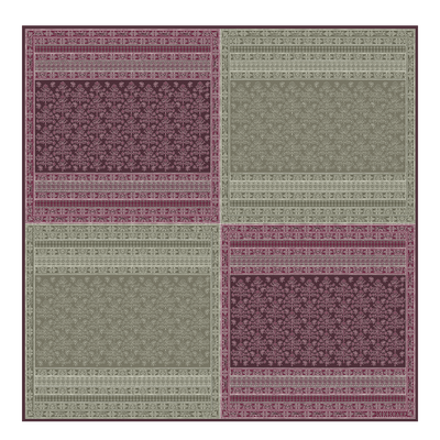 Tree of Life Stole , Eggplant - Blended modal