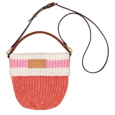 Le Pliage Collection Crossbody bag , Coral/Pink - Canvas