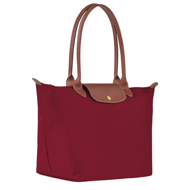 Le Pliage Original L Tote bag , Red - Recycled canvas  - View 3 of  5