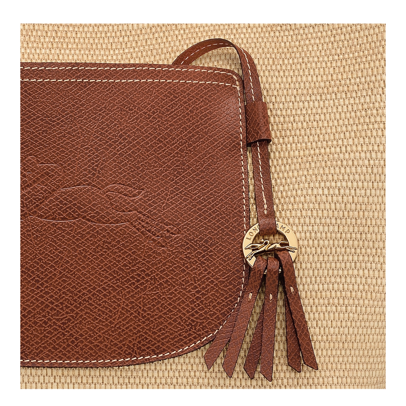 Le Pliage Collection L Basket bag , Brown - Canvas  - View 5 of  5
