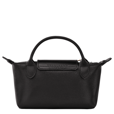 Le Pliage City Pouch with handle, Black