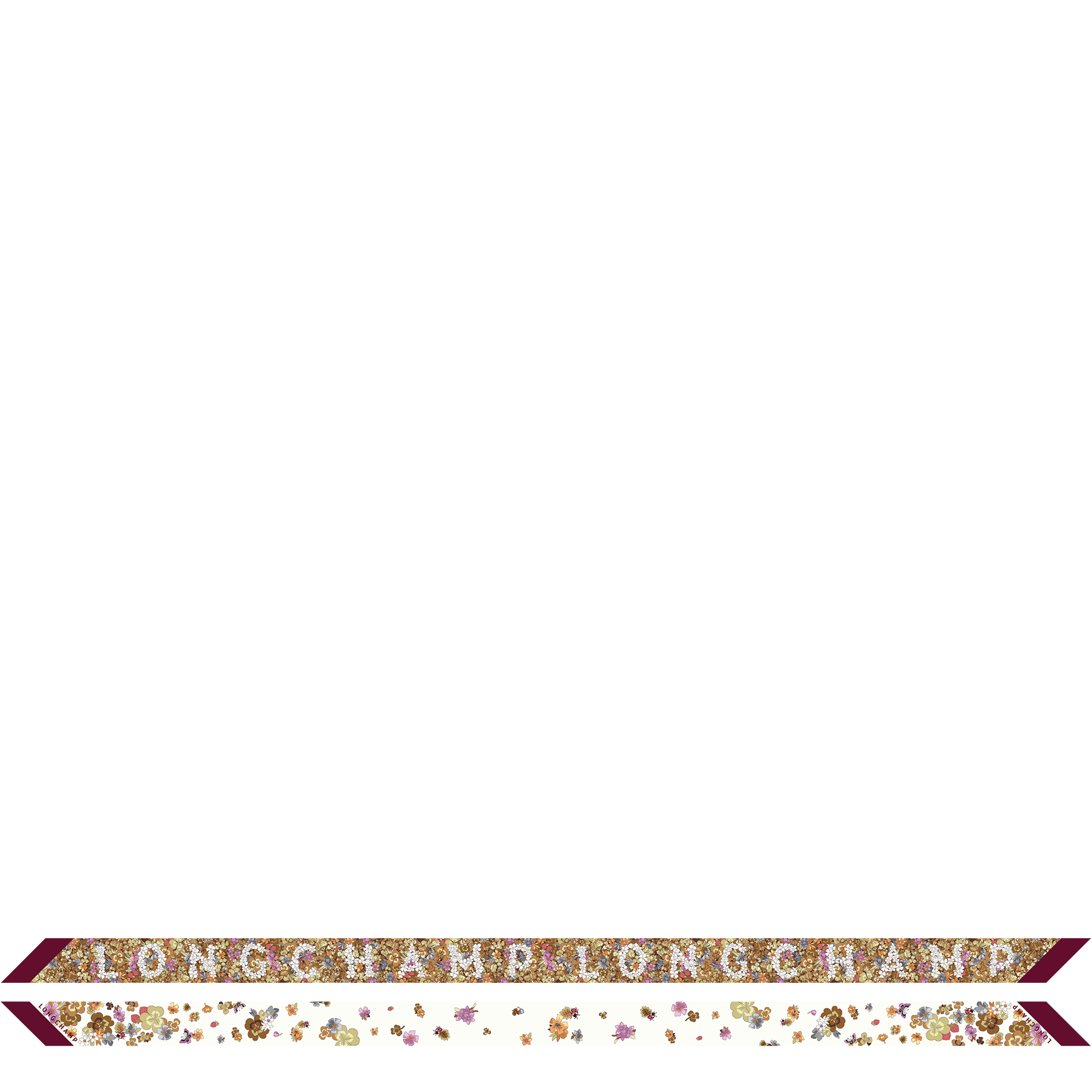 Frise Fleurie Headband, Burgundy