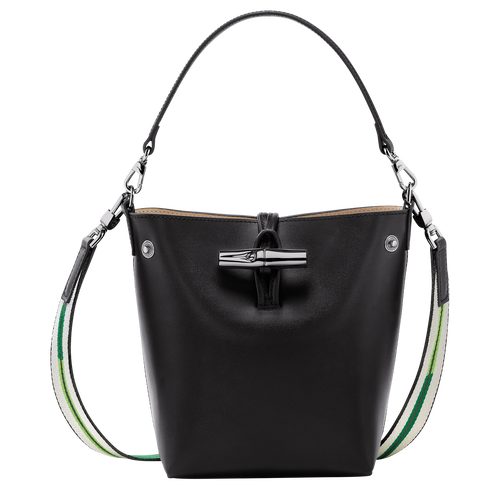 Roseau XS Bucket bag , Black - Leather - View 1 of  4