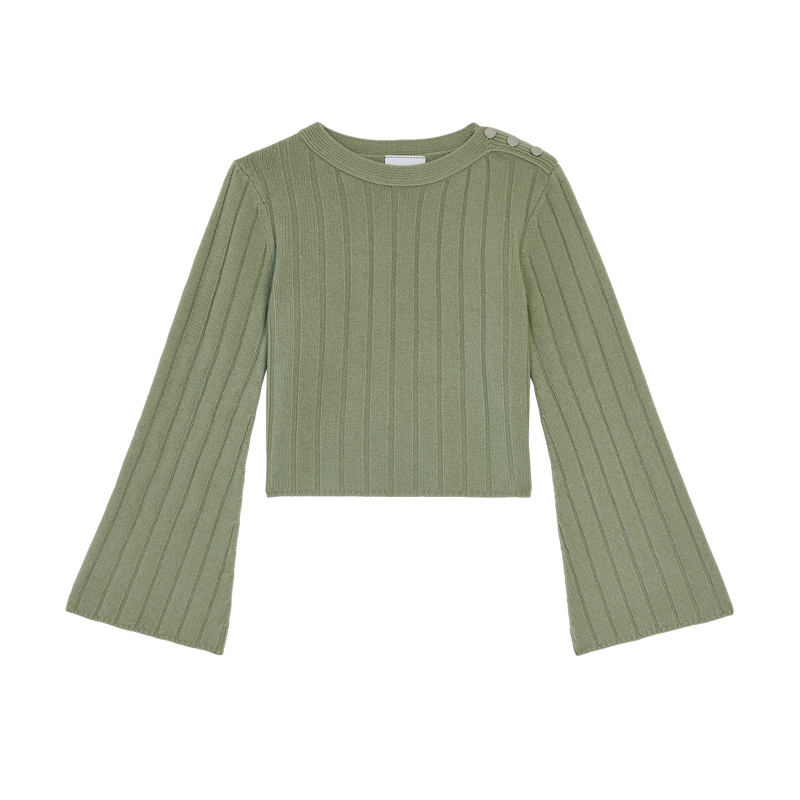 Sweater , Almond Green - Knit  - View 1 of  1