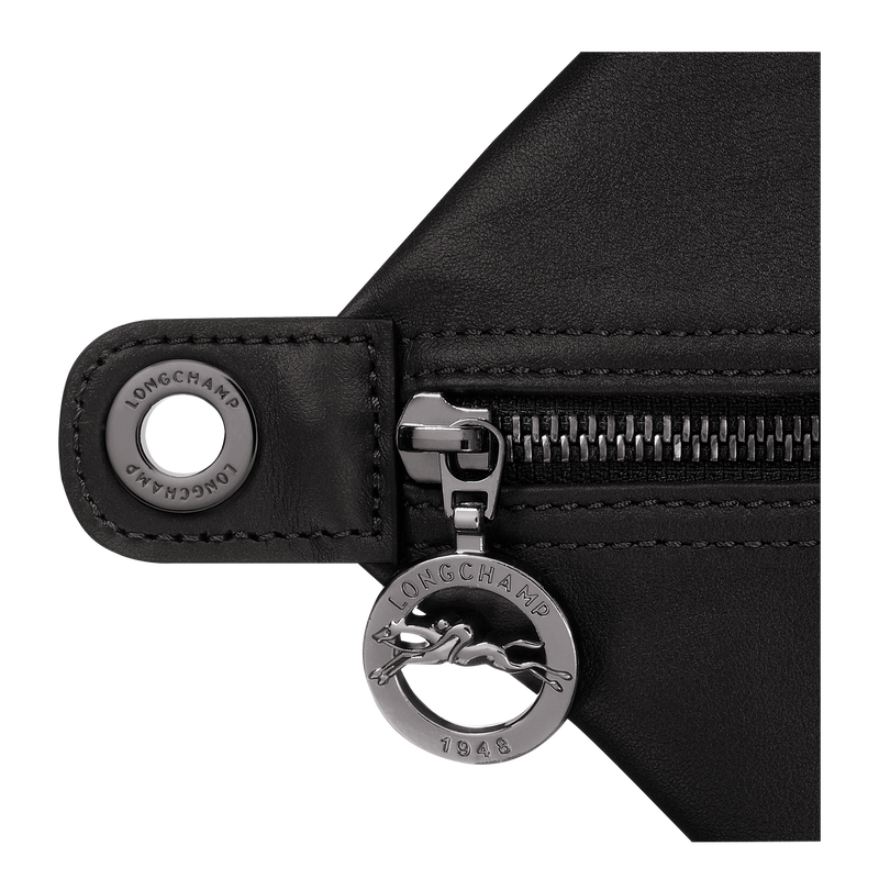 Le Pliage Xtra L Travel bag , Black - Leather  - View 6 of  6
