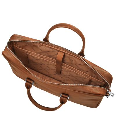 Le Foulonn&eacute; Briefcase S, Caramel