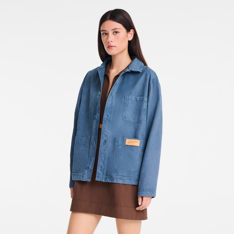 Jacket , Slate - Overdyed cotton  - View 4 of  5