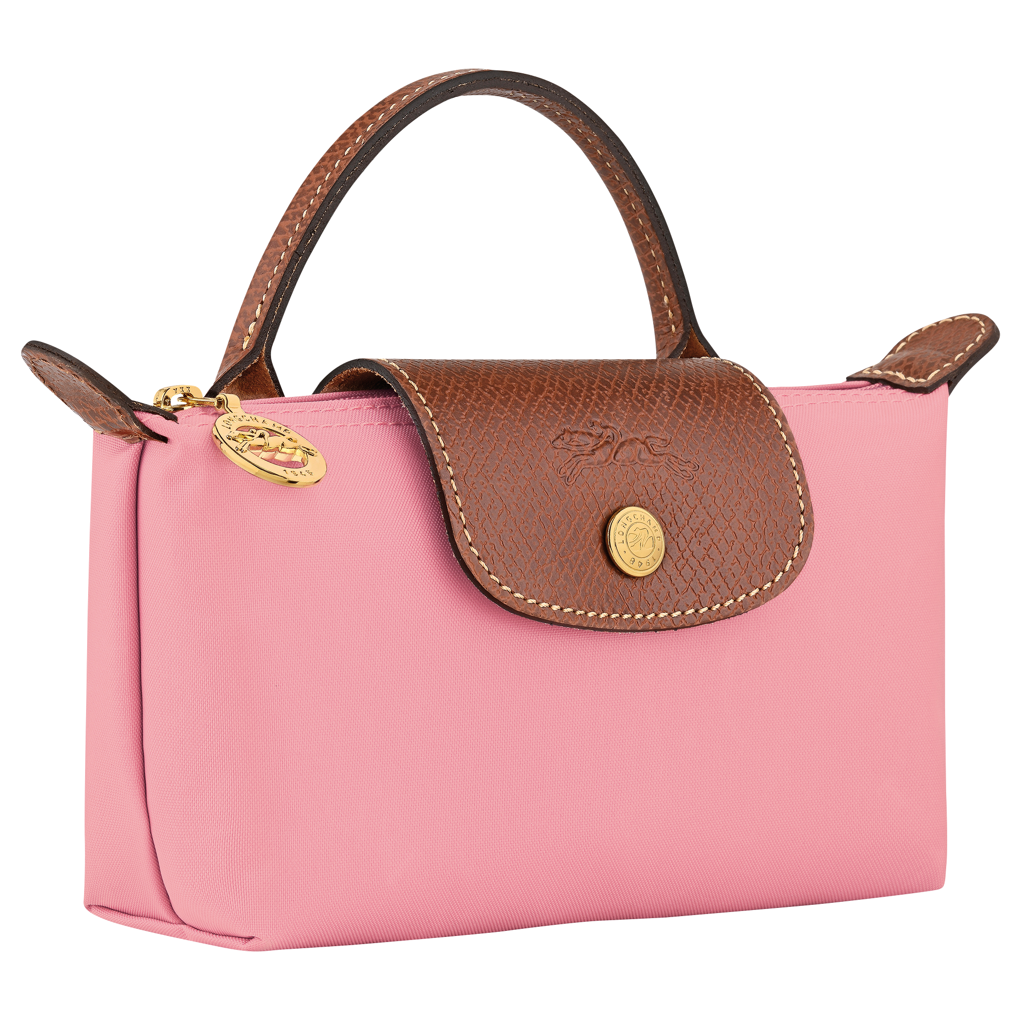 Pouch with handle, Marshmallow - View 3 of
6 - zoom in Le Pliage Original Pouch with handle, Marshmallow
