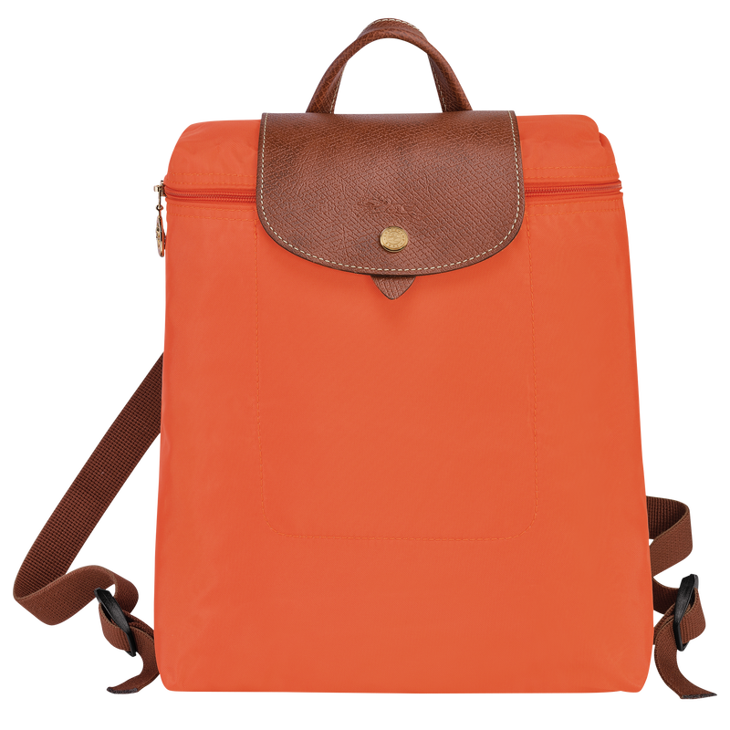 Le Pliage Original M Backpack , Orange - Recycled canvas  - View 1 of  7