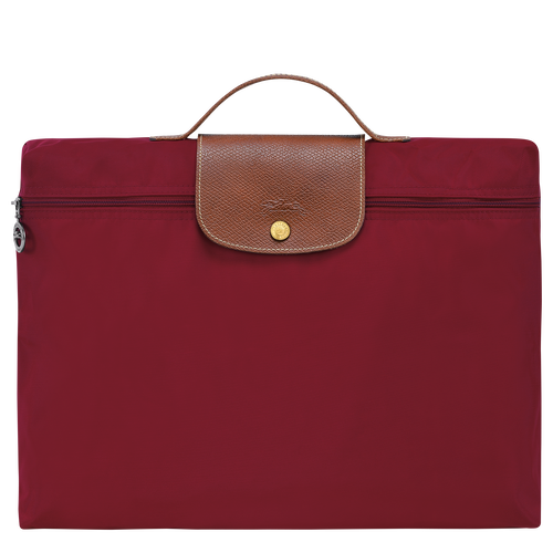 Le Pliage Original S Briefcase , Red - Recycled canvas - View 1 of  5