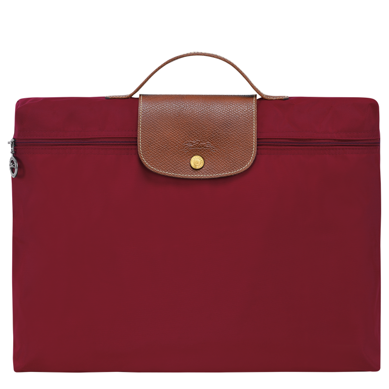 Le Pliage Original S Briefcase , Red - Recycled canvas  - View 1 of  5