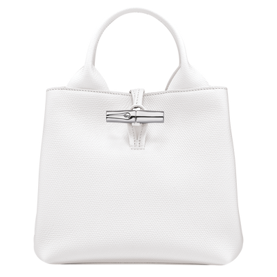 Le Roseau S Handbag , White - Leather