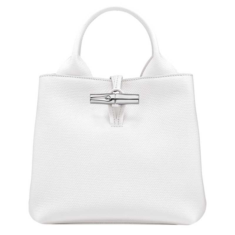 Le Roseau S Handbag , White - Leather  - View 1 of  6