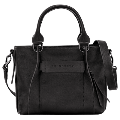 Longchamp 3D S Handbag , Black - Leather