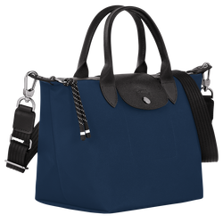 Le Pliage Energy S Handbag , Navy - Recycled canvas