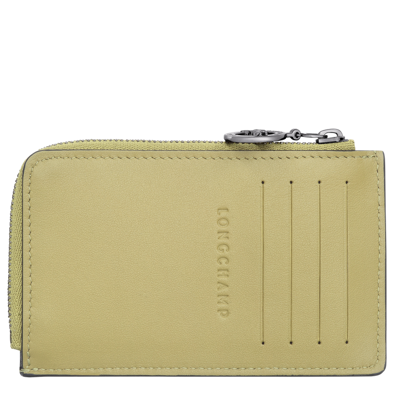 Le Pliage Xtra Card holder , Pistachio - Leather  - View 2 of  2