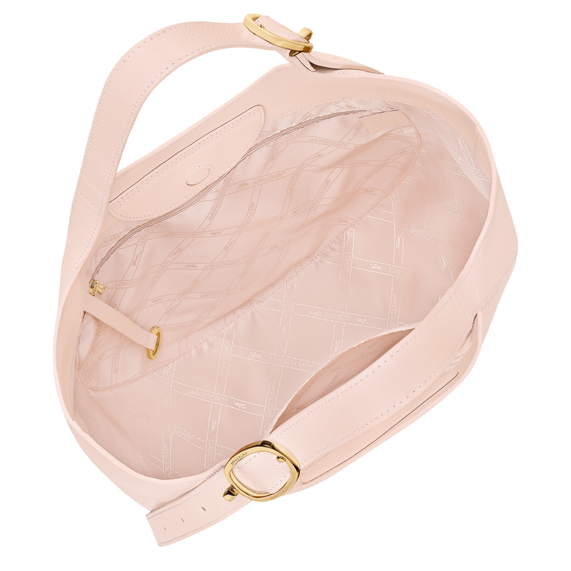 Le Foulonn&eacute; XL Tote bag , Cream - Leather  - View 5 of  6