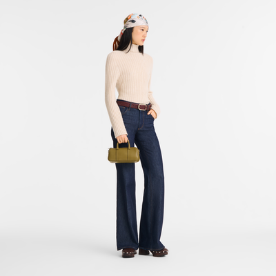 Daylong S Handbag , Olive - Leather
