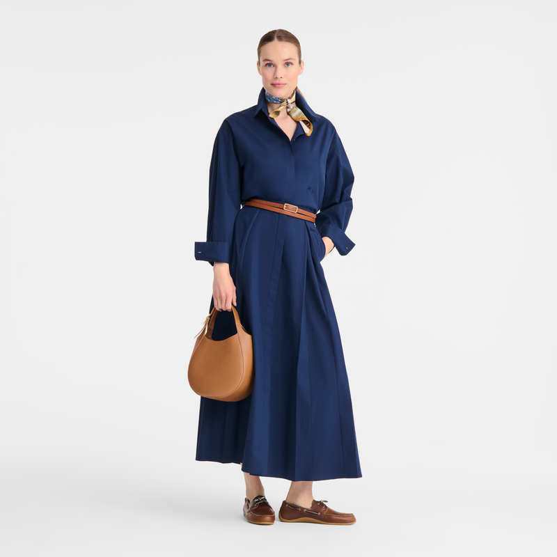 Le Foulonn&eacute; S Handbag , Pecan - Leather  - View 2 of  8