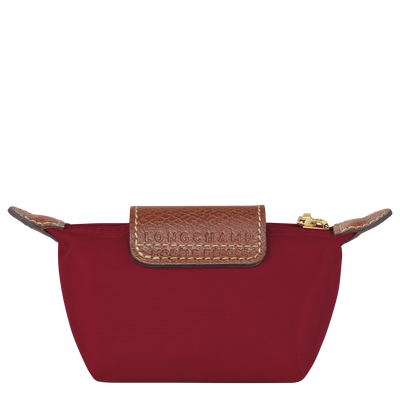 Le Pliage Original Coin purse , Red - Recycled canvas