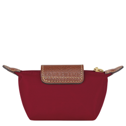 Le Pliage Original Coin purse , Red - Recycled canvas