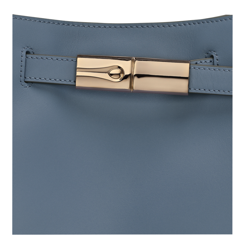 Le Smart L Shoulder bag , Slate - Leather  - View 6 of  6