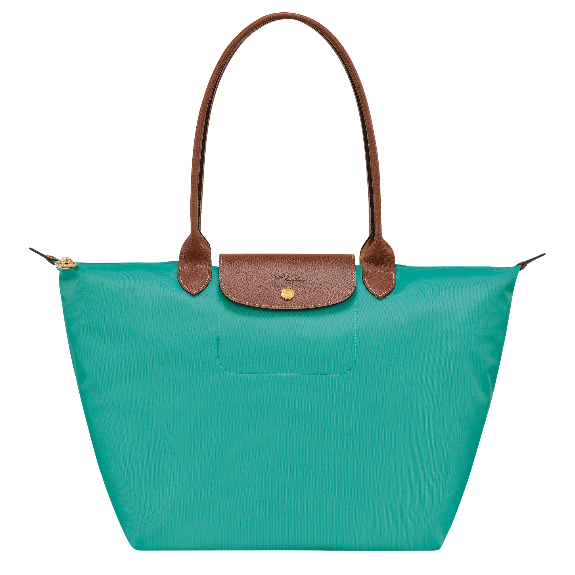 Le Pliage Original L Tote bag Turquoise Recycled canvas Longchamp TH