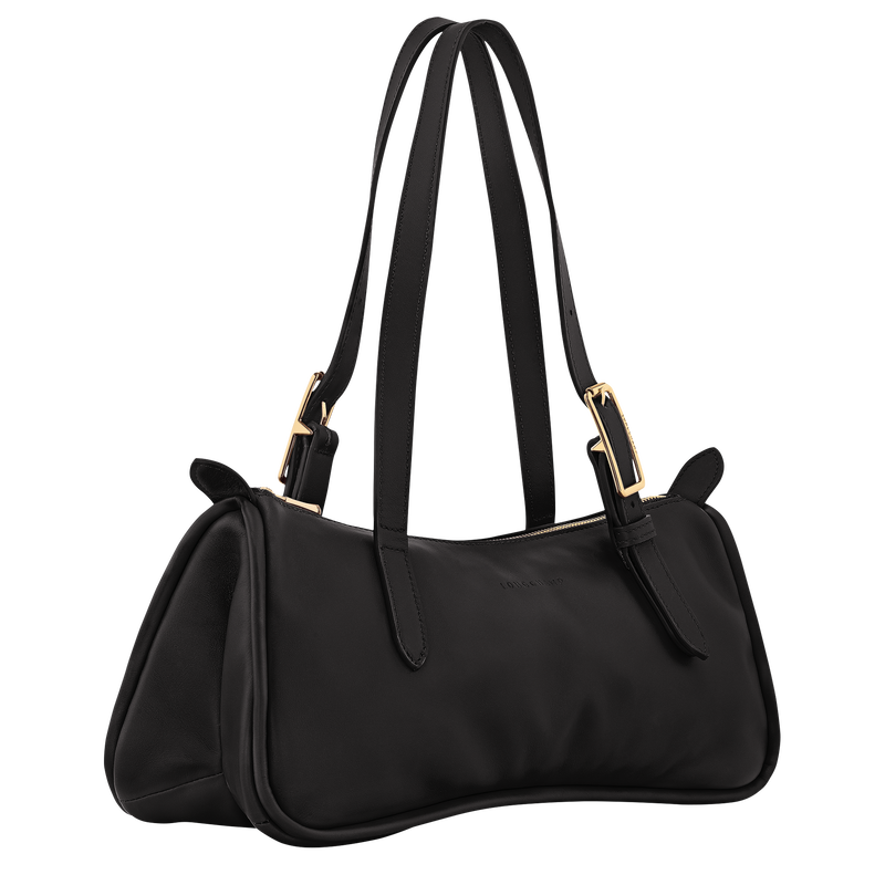 Looong Shoulder bag , Black - Leather  - View 3 of  6