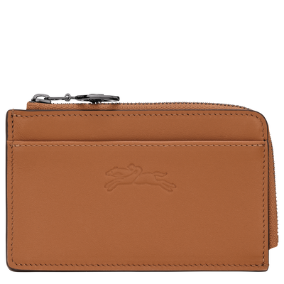 Le Pliage Xtra Card holder , Cashew - Leather