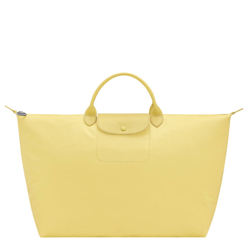 Le Pliage One S Travel bag , Lime - Canvas  - View 1 of  6