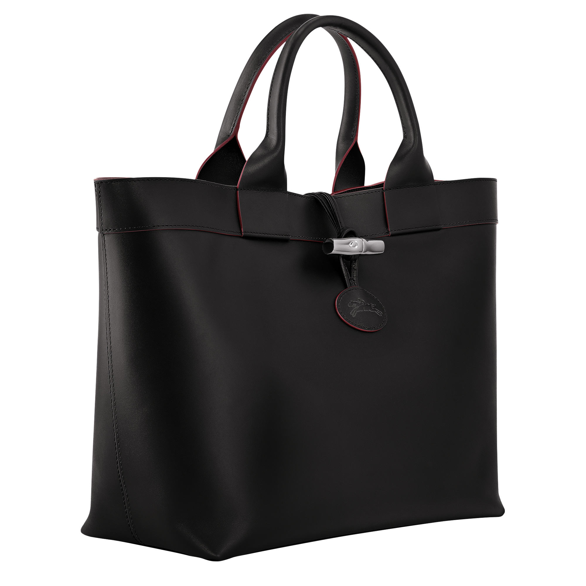 Tote bag L, Black - View 3 of
6 - zoom in Le Roseau Tote bag L, Black