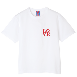 Longchamp x Robert Indiana T-shirt , White - Jersey