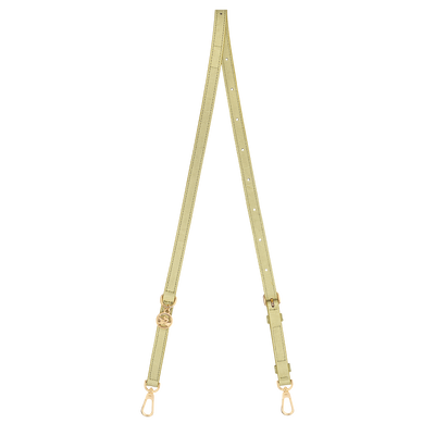 Shoulder strap , Pistachio - Leather