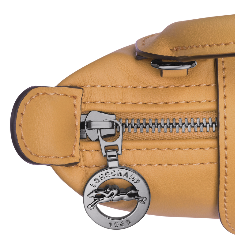 Le Pliage Xtra XS Pouch , Honey - Leather  - View 6 of  6