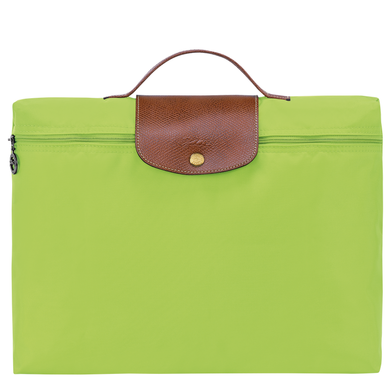 Le Pliage Original S Briefcase , Green Light - Recycled canvas  - View 1 of  5