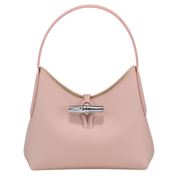 Roseau S Hobo bag , Powder - Leather