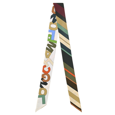 L'Arc-en-ciel Headband , Orange - Silk