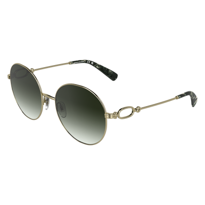 Sunglasses , Gold/Khaki gradient - OTHER