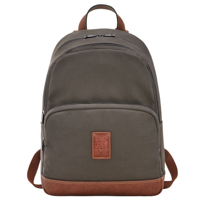 Boxford Backpack , Brown - Recycled canvas