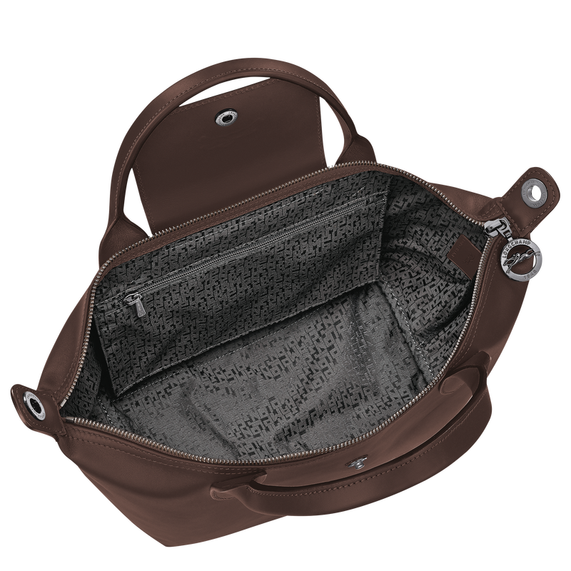 Le Pliage Xtra S Handbag , Mocha - Leather  - View 5 of  6
