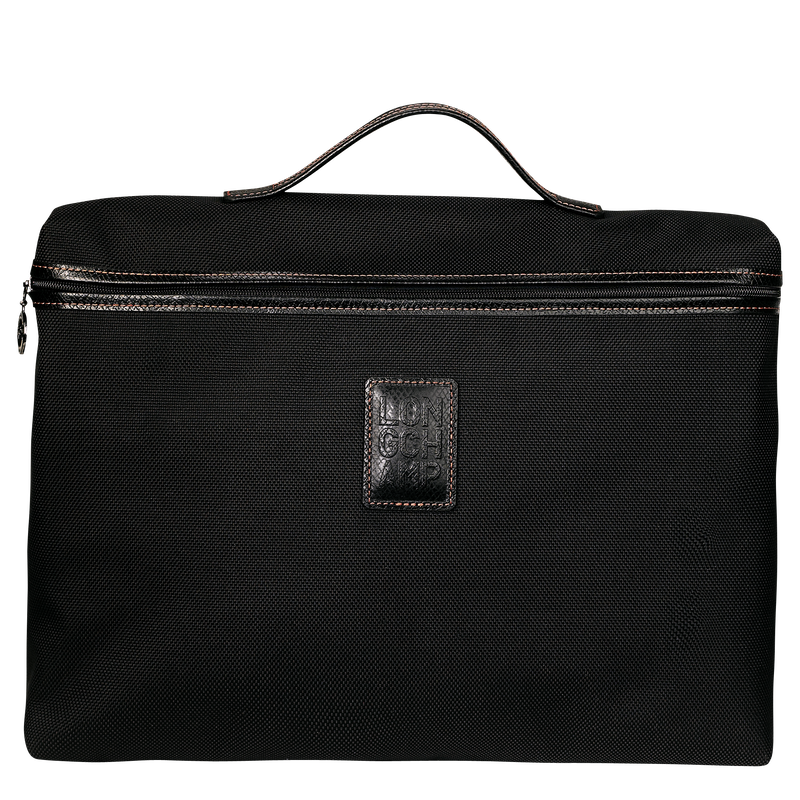 Boxford S Briefcase , Black - Canvas  - View 1 of  4