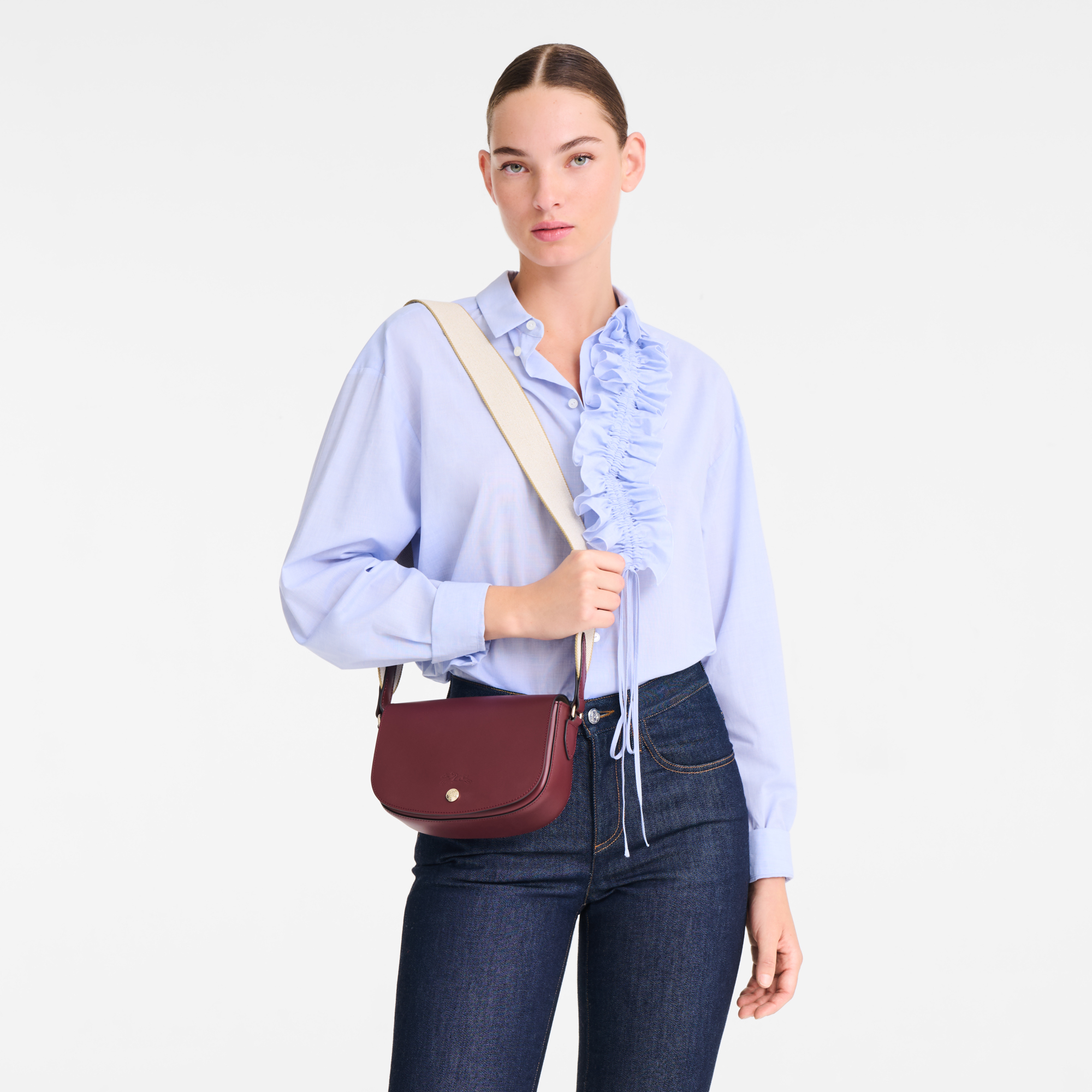 &Eacute;pure Crossbody bag S, Burgundy
