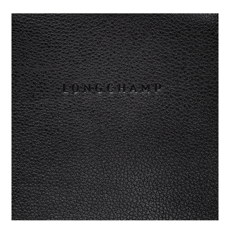 Le Foulonné S Handbag , Black - Leather  - View 7 of  7